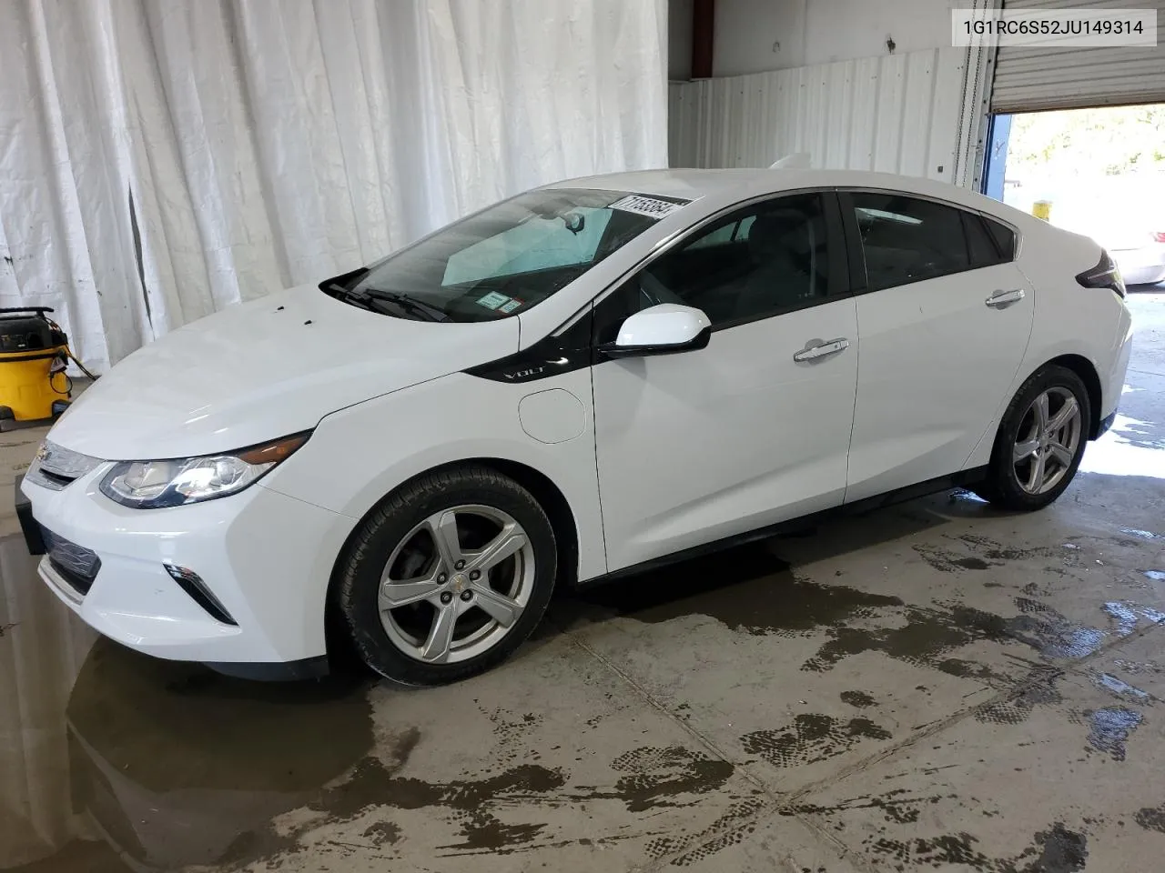 2018 Chevrolet Volt Lt VIN: 1G1RC6S52JU149314 Lot: 71153364