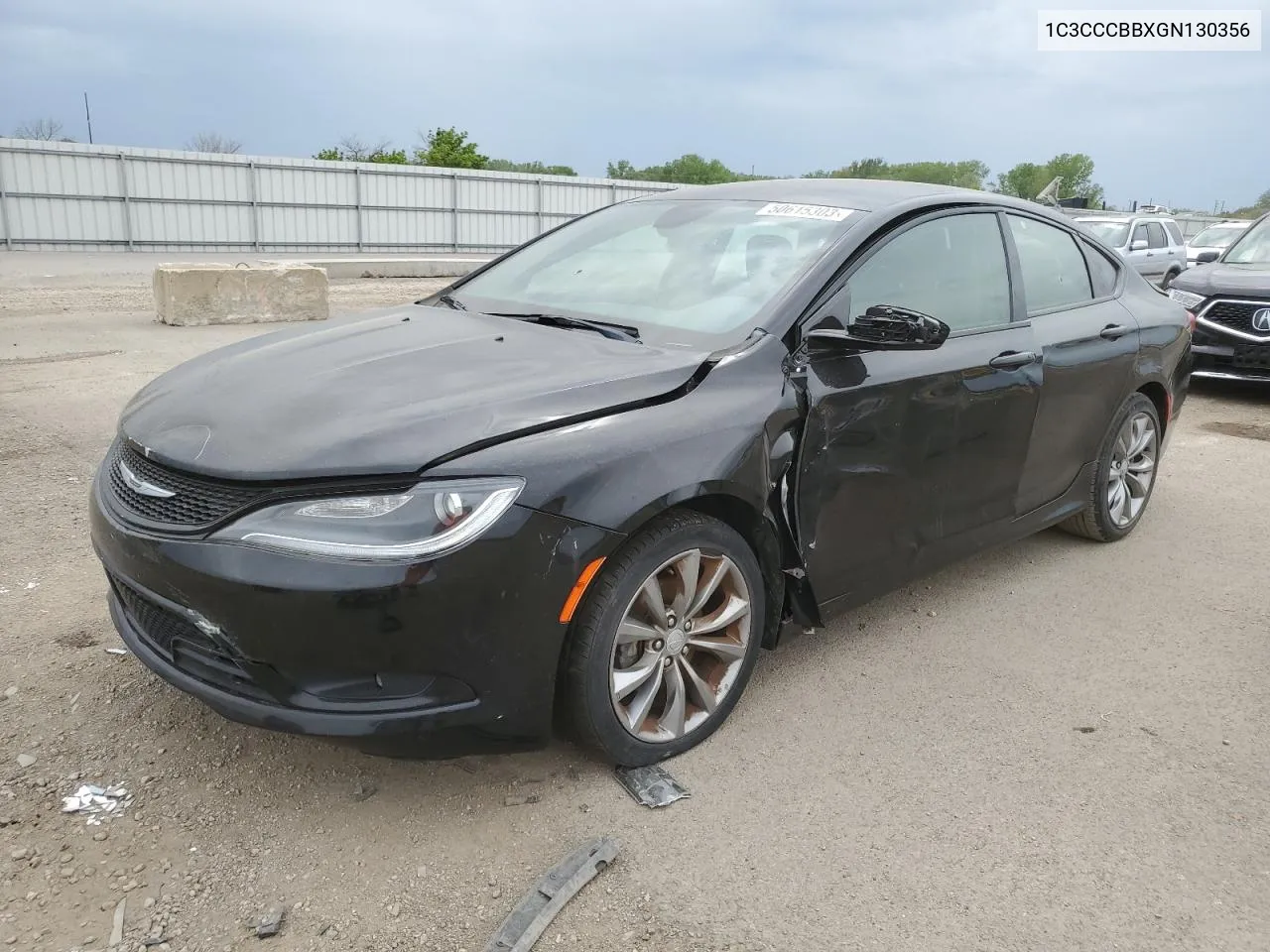 2016 Chrysler 200 S VIN: 1C3CCCBBXGN130356 Lot: 50615303