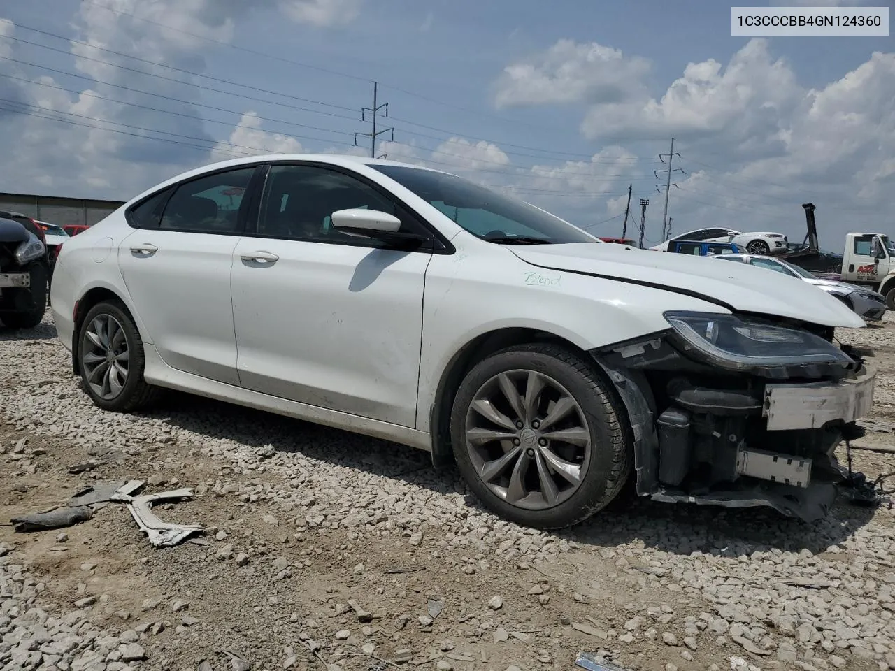 2016 Chrysler 200 S VIN: 1C3CCCBB4GN124360 Lot: 55927874