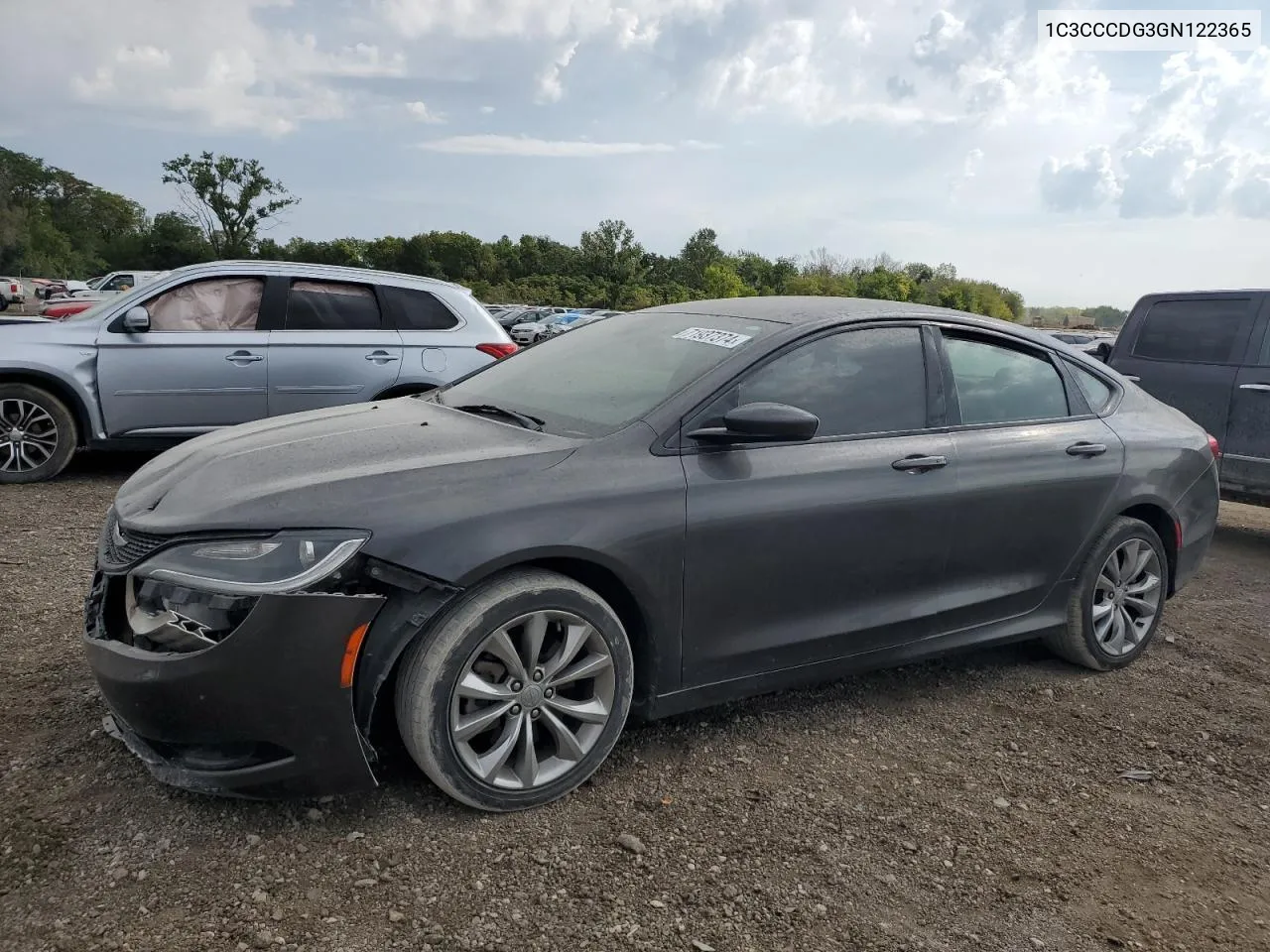 2016 Chrysler 200 S VIN: 1C3CCCDG3GN122365 Lot: 71937374