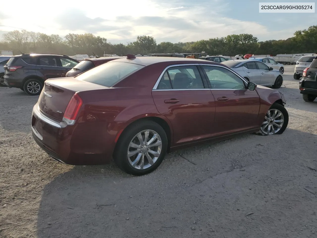 2016 Chrysler 300 Limited VIN: 2C3CCARG9GH305274 Lot: 71973734