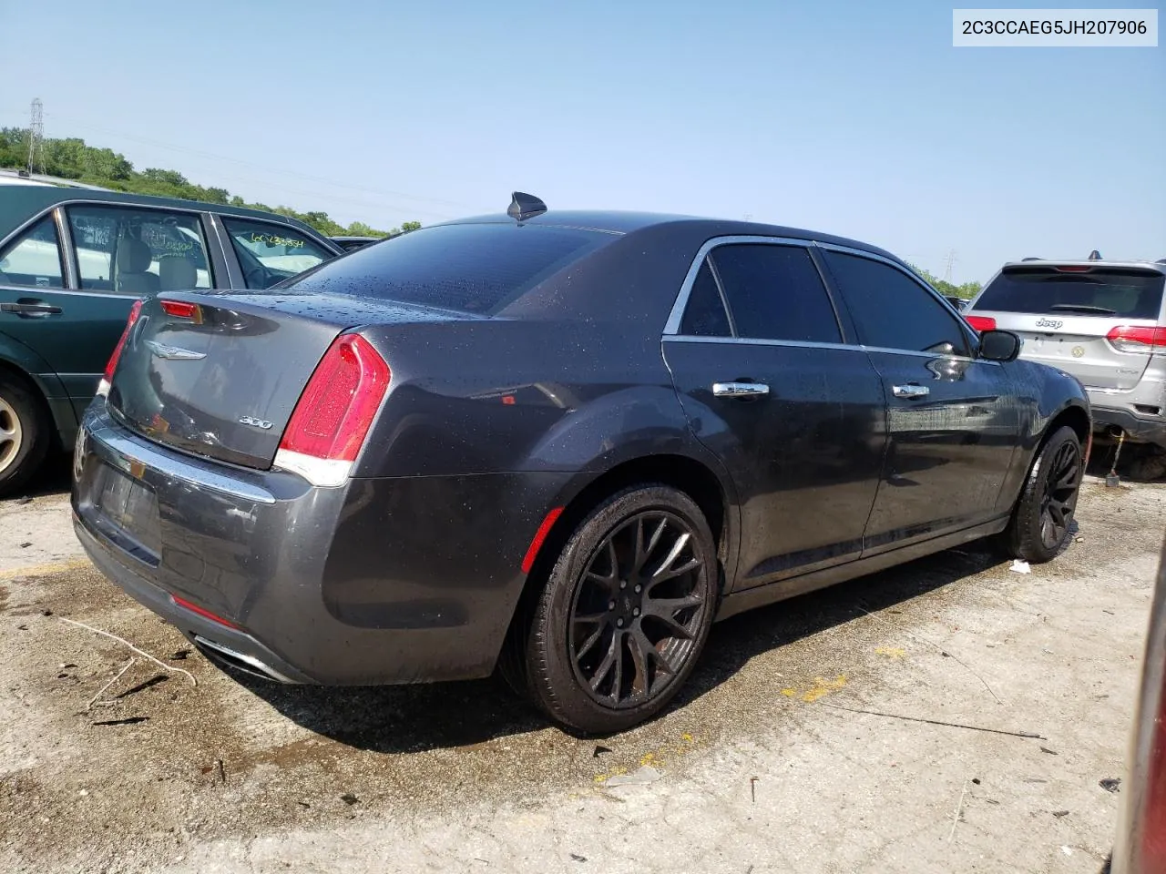 2018 Chrysler 300 Limited VIN: 2C3CCAEG5JH207906 Lot: 60905574