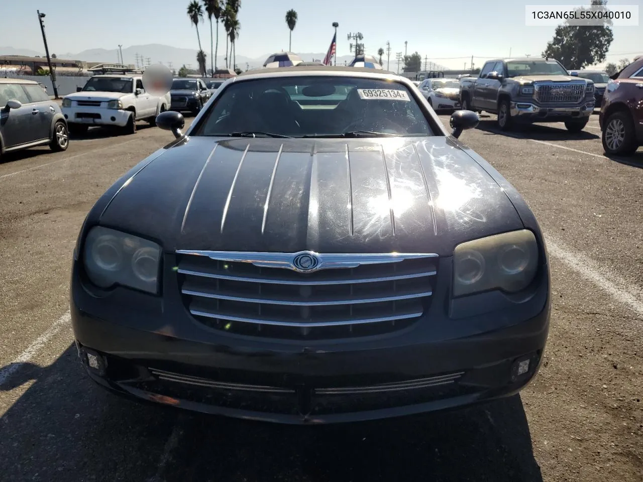 2005 Chrysler Crossfire Limited VIN: 1C3AN65L55X040010 Lot: 69325134