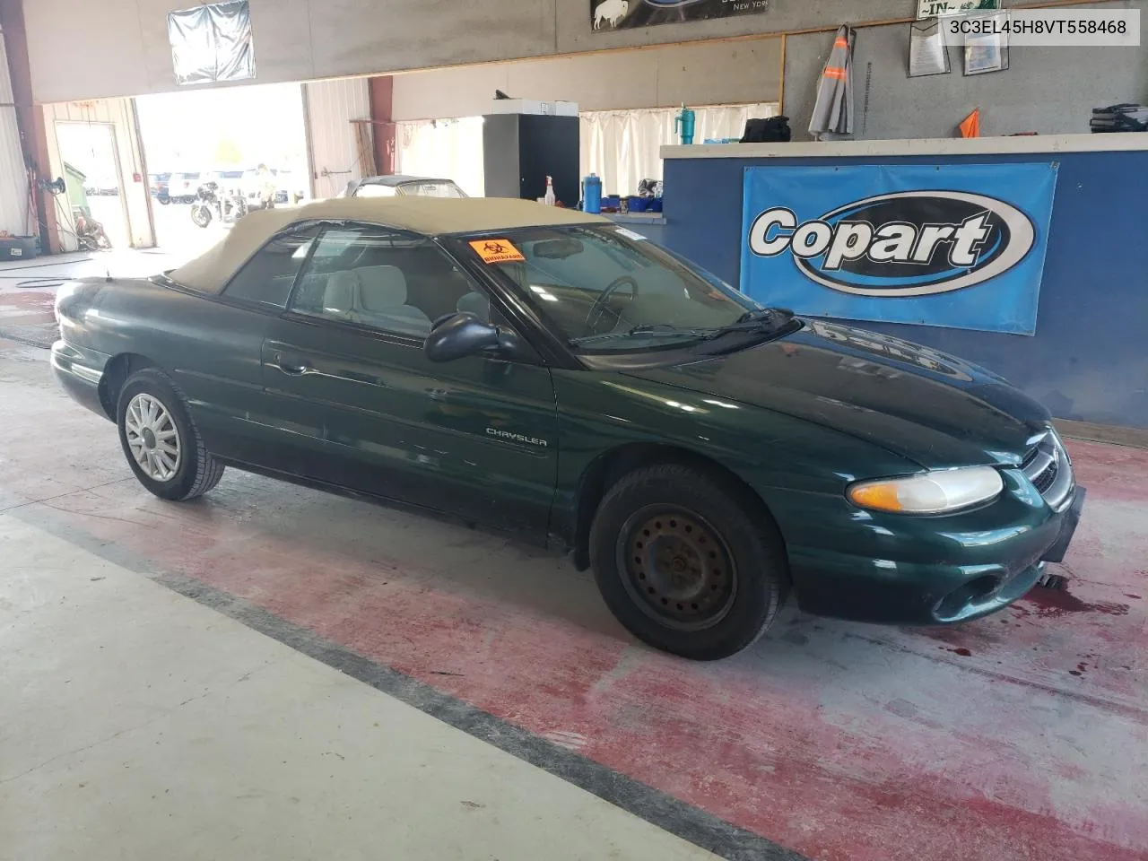 1997 Chrysler Sebring Jx VIN: 3C3EL45H8VT558468 Lot: 71810284