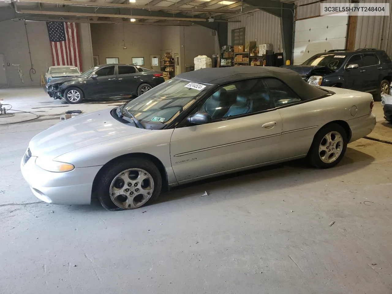 2000 Chrysler Sebring Jxi VIN: 3C3EL55H7YT248404 Lot: 69244524