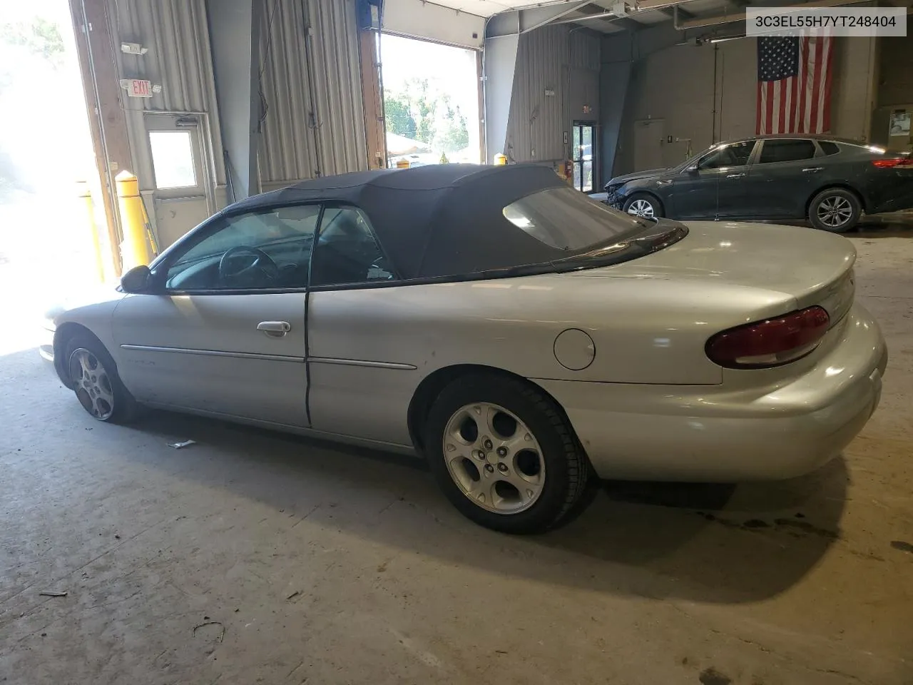 3C3EL55H7YT248404 2000 Chrysler Sebring Jxi