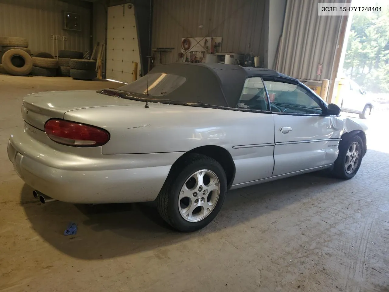 3C3EL55H7YT248404 2000 Chrysler Sebring Jxi