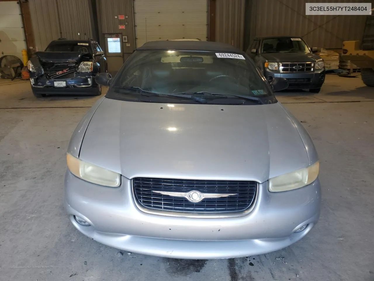 2000 Chrysler Sebring Jxi VIN: 3C3EL55H7YT248404 Lot: 69244524