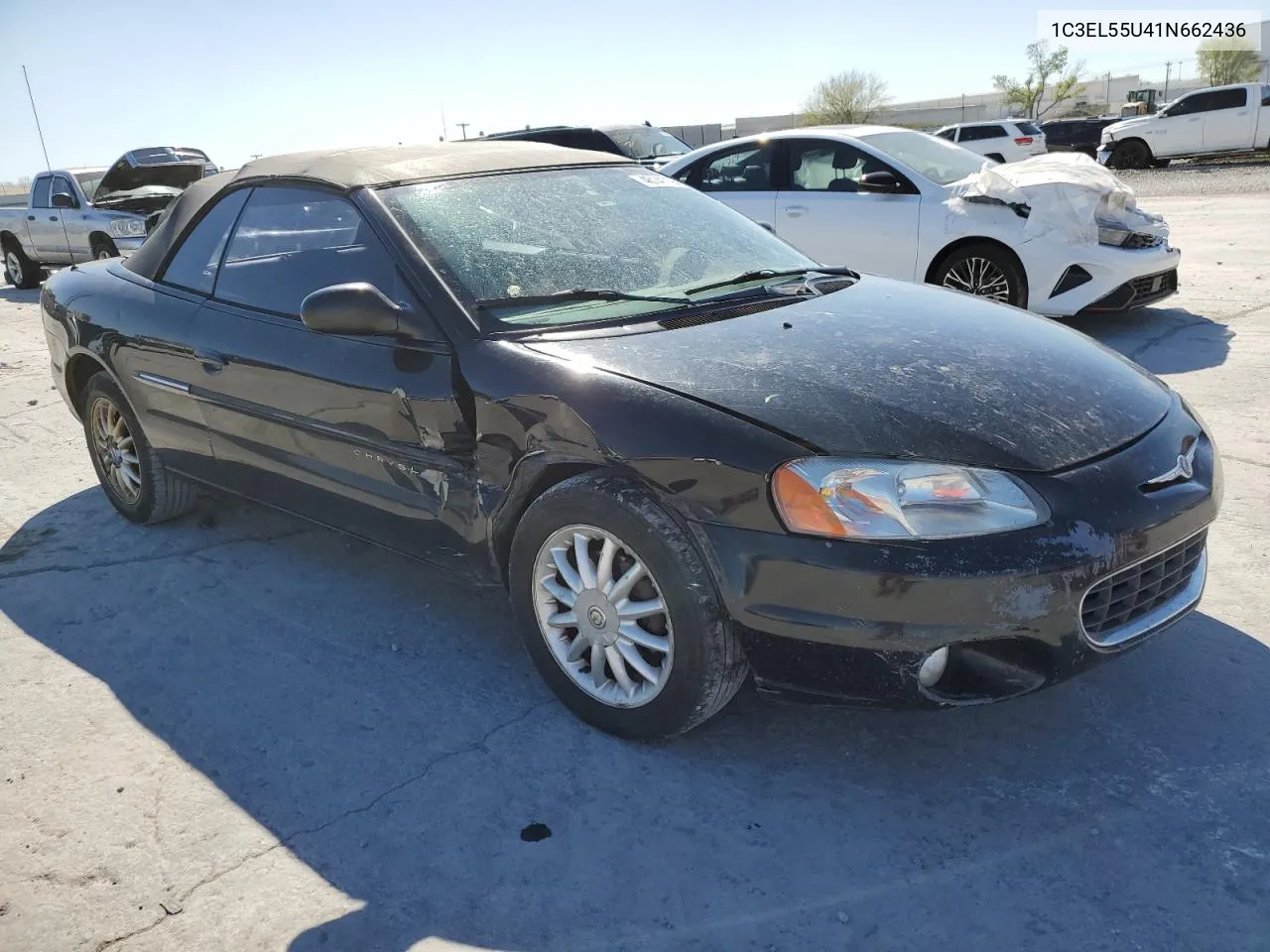 2001 Chrysler Sebring Lxi VIN: 1C3EL55U41N662436 Lot: 46141194