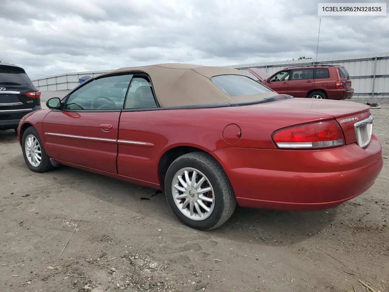 2002 Chrysler Sebring Lxi VIN: 1C3EL55R62N328535 Lot: 71547644