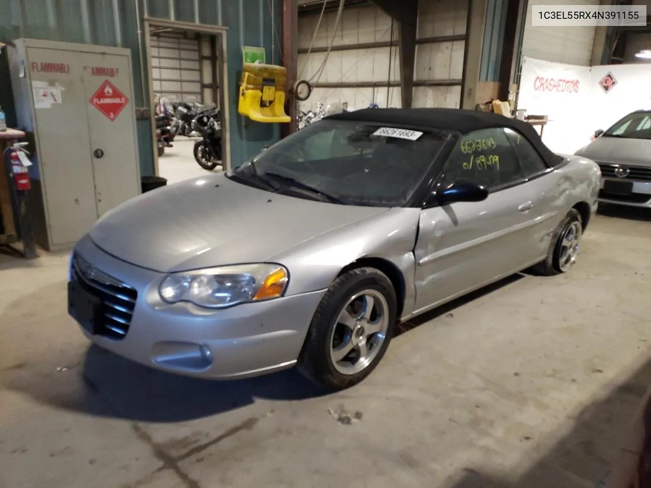 2004 Chrysler Sebring Lxi VIN: 1C3EL55RX4N391155 Lot: 66261693