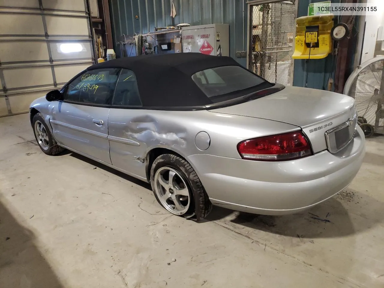 2004 Chrysler Sebring Lxi VIN: 1C3EL55RX4N391155 Lot: 66261693