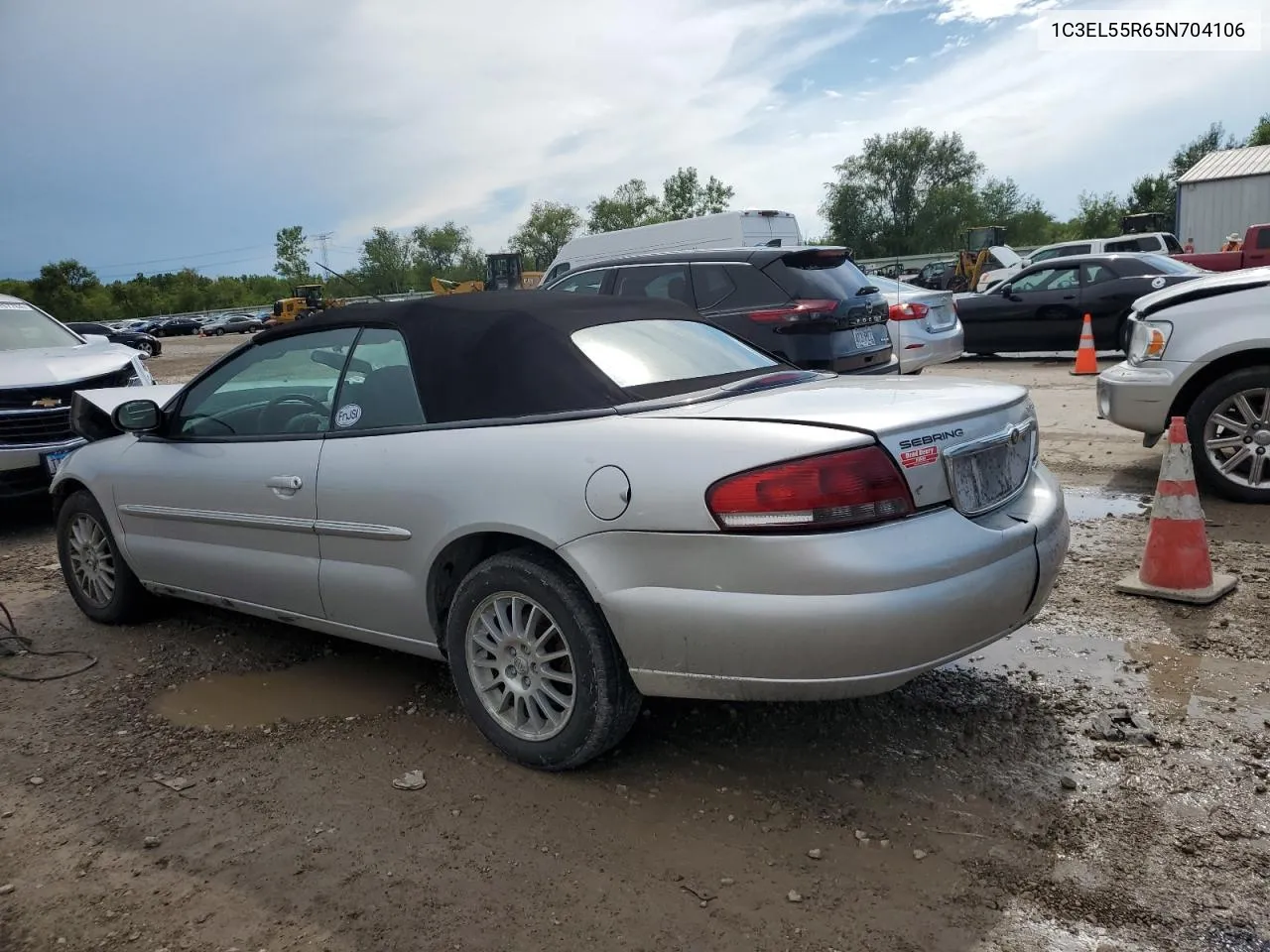 2005 Chrysler Sebring Touring VIN: 1C3EL55R65N704106 Lot: 65458644