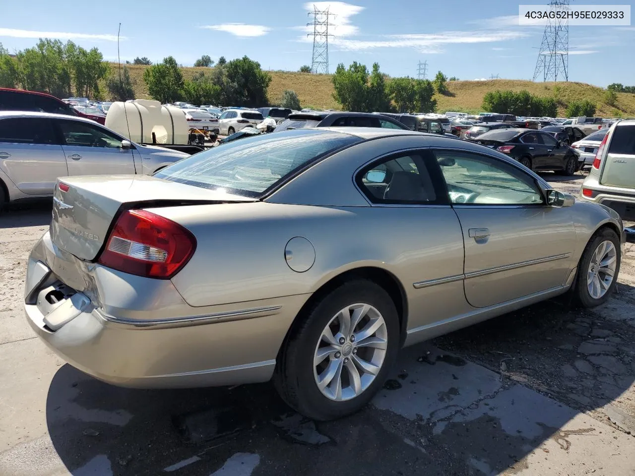 2005 Chrysler Sebring Limited VIN: 4C3AG52H95E029333 Lot: 67103614