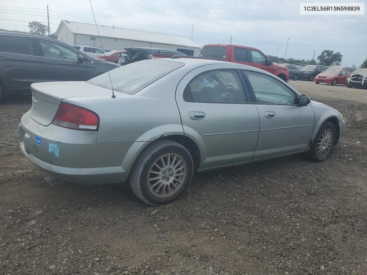 2005 Chrysler Sebring Touring VIN: 1C3EL56R15N598839 Lot: 70997204