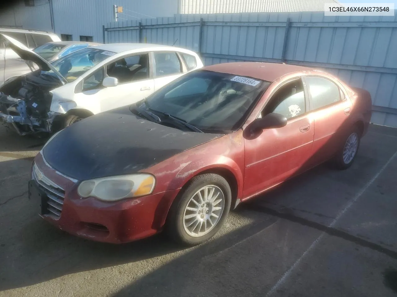 2006 Chrysler Sebring VIN: 1C3EL46X66N273548 Lot: 69729184