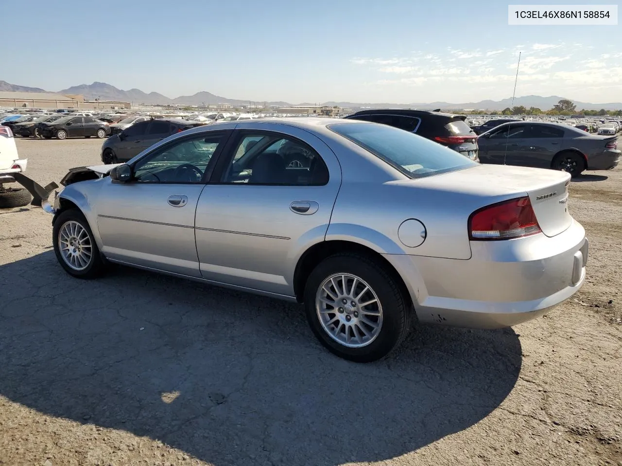 2006 Chrysler Sebring VIN: 1C3EL46X86N158854 Lot: 70146454