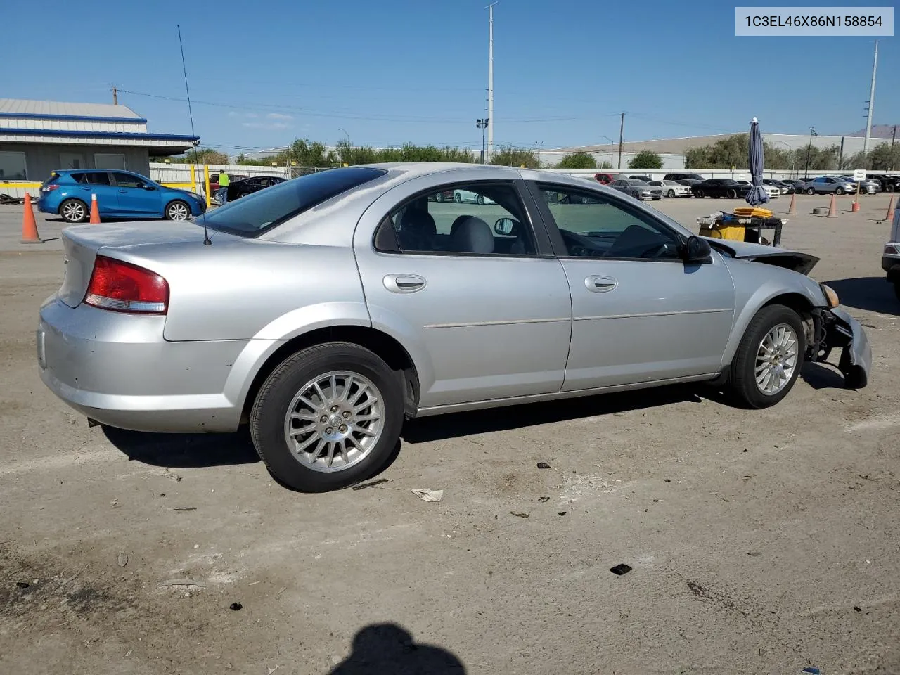 2006 Chrysler Sebring VIN: 1C3EL46X86N158854 Lot: 70146454