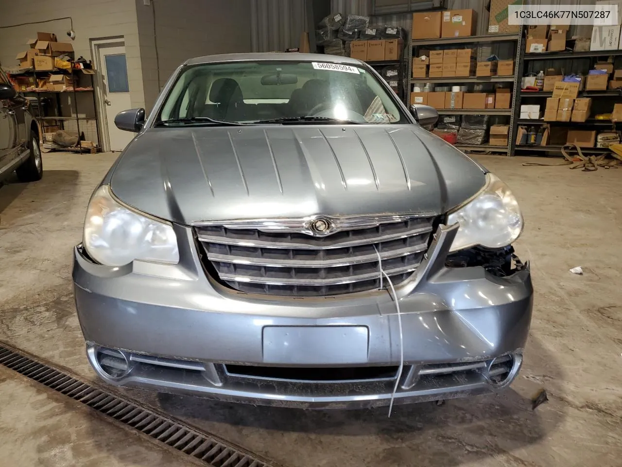 2007 Chrysler Sebring VIN: 1C3LC46K77N507287 Lot: 56058594