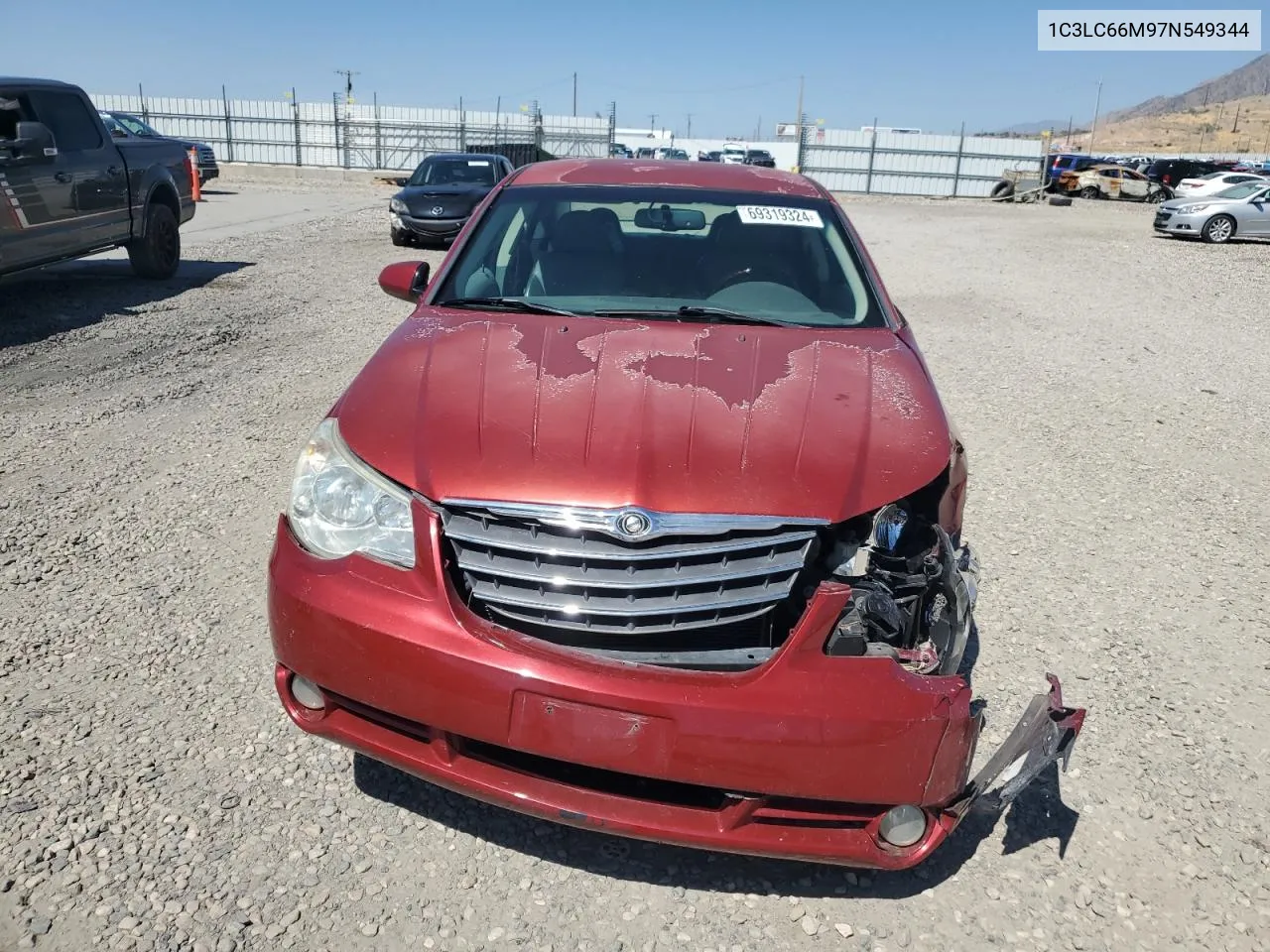 1C3LC66M97N549344 2007 Chrysler Sebring Limited