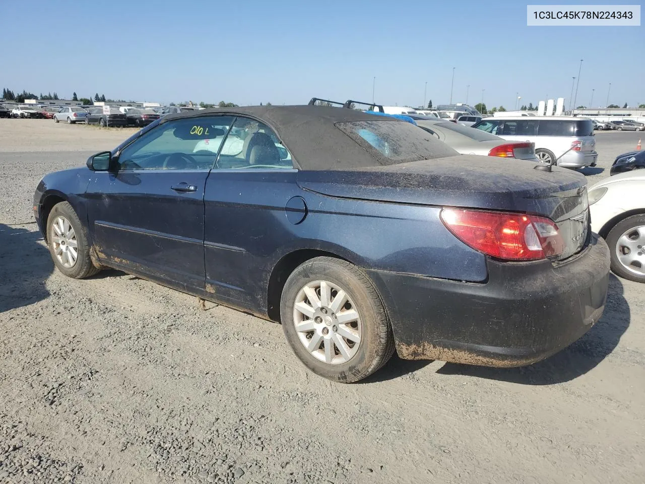 2008 Chrysler Sebring VIN: 1C3LC45K78N224343 Lot: 61698534