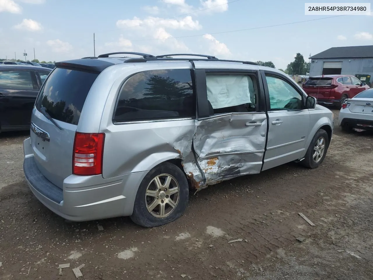 2008 Chrysler Town & Country Touring VIN: 2A8HR54P38R734980 Lot: 57938694