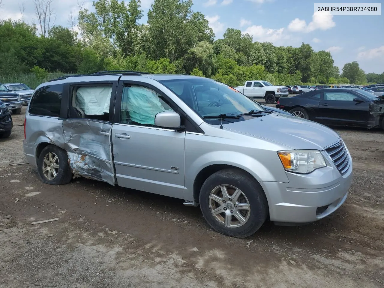 2A8HR54P38R734980 2008 Chrysler Town & Country Touring