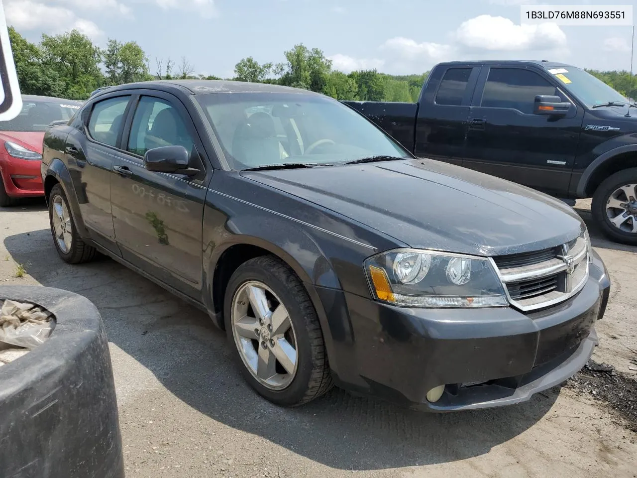 2008 Dodge Avenger R/T VIN: 1B3LD76M88N693551 Lot: 64995954