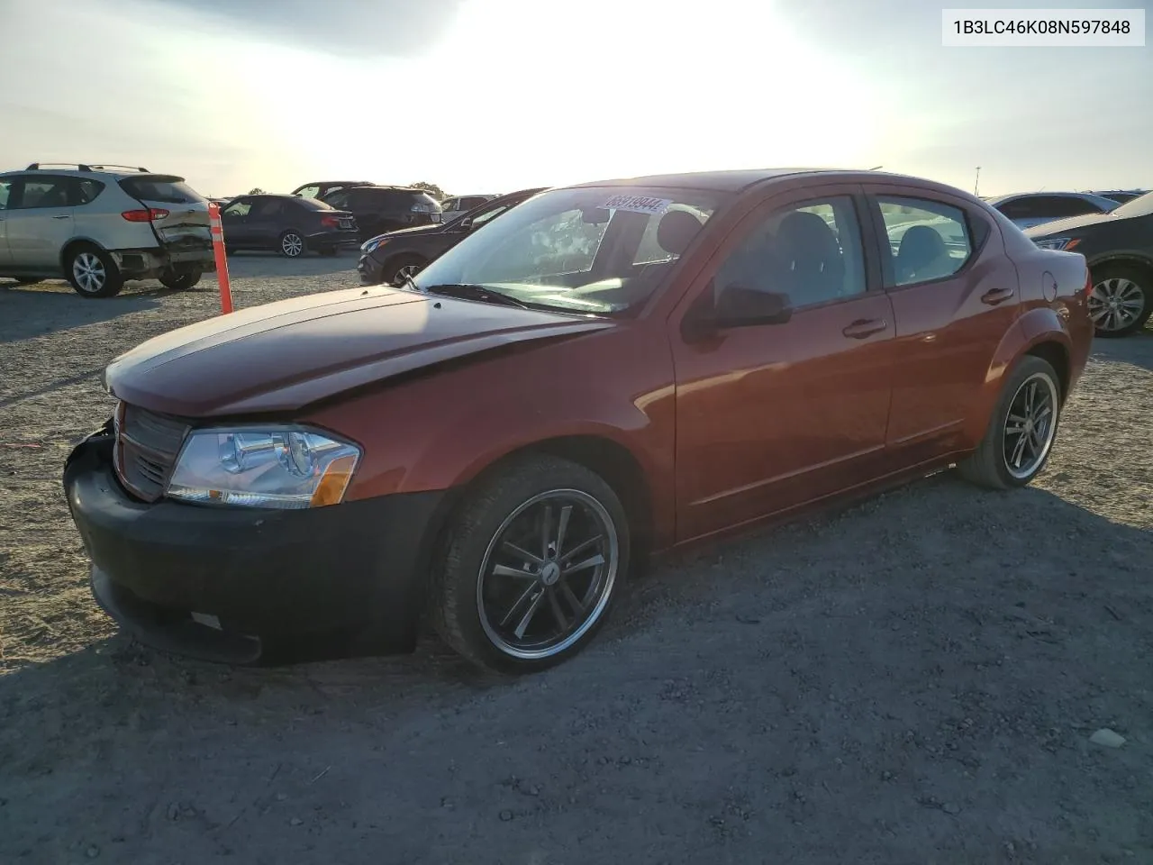 1B3LC46K08N597848 2008 Dodge Avenger Se