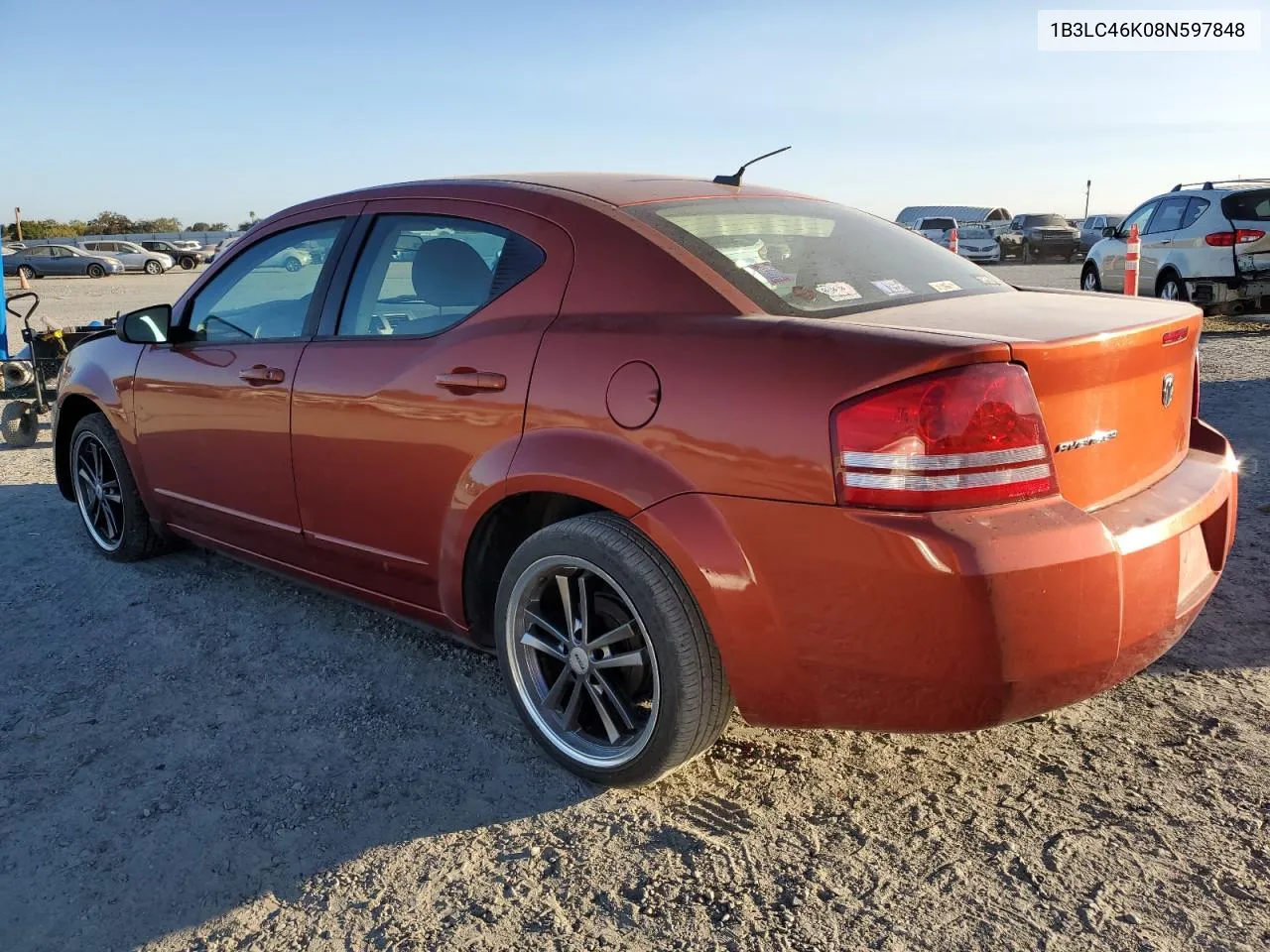 2008 Dodge Avenger Se VIN: 1B3LC46K08N597848 Lot: 66919944