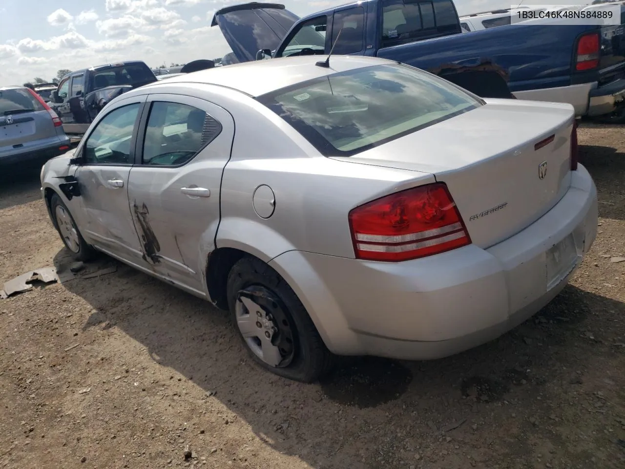 1B3LC46K48N584889 2008 Dodge Avenger Se