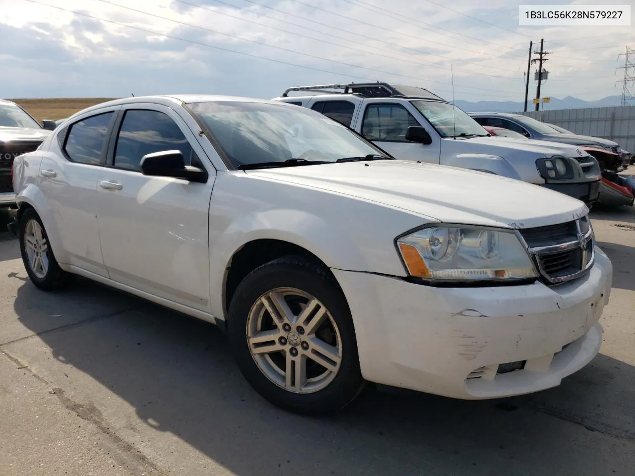 2008 Dodge Avenger Sxt VIN: 1B3LC56K28N579227 Lot: 71221134