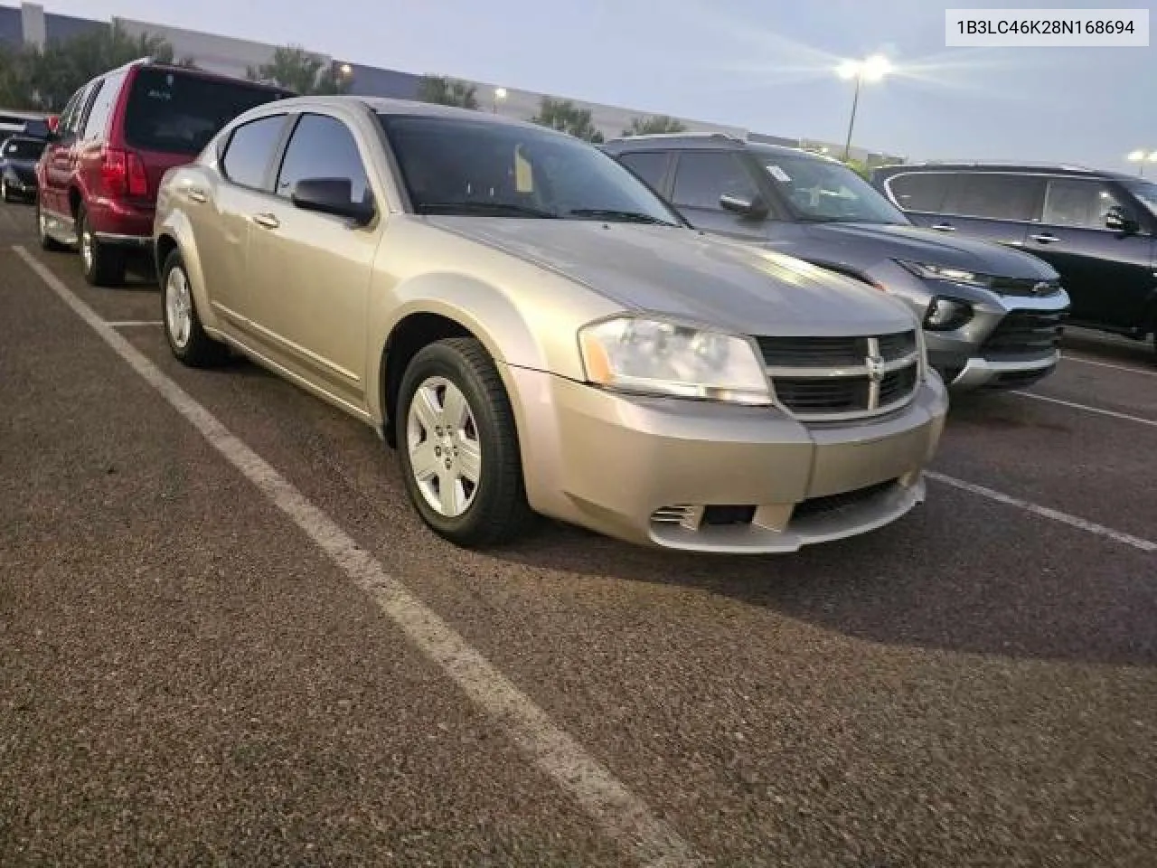 1B3LC46K28N168694 2008 Dodge Avenger Se