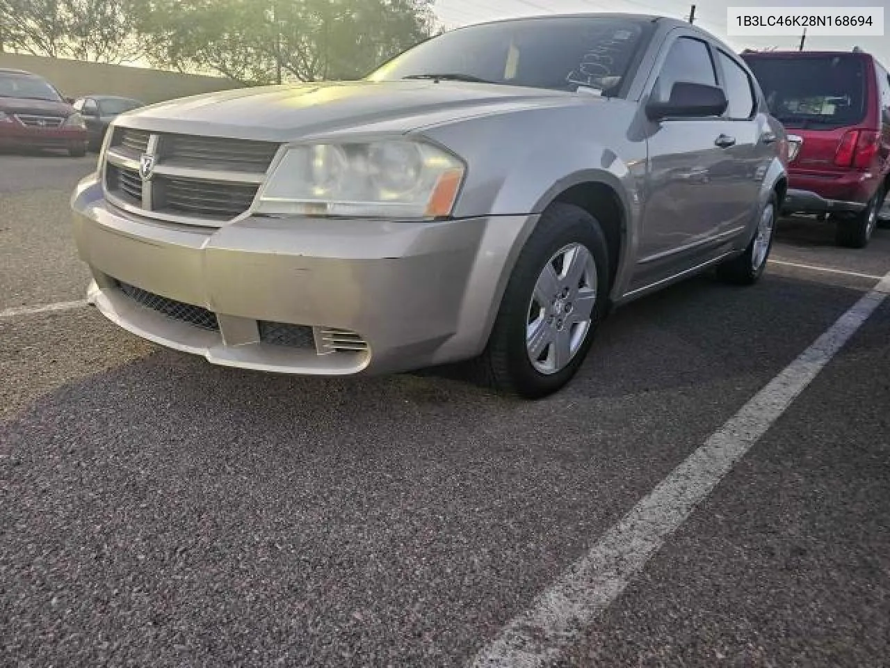 2008 Dodge Avenger Se VIN: 1B3LC46K28N168694 Lot: 72290314