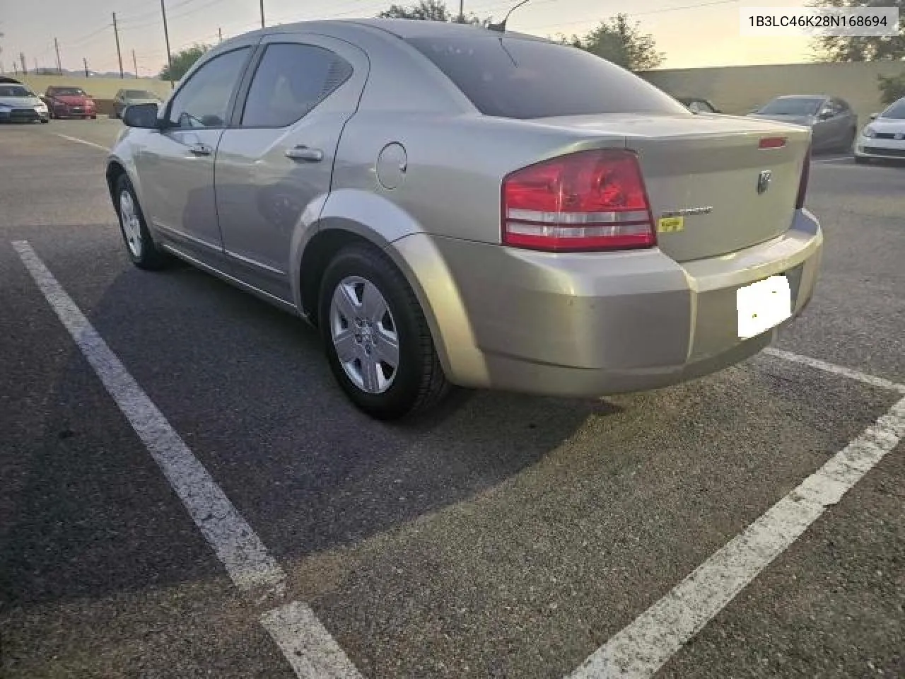 1B3LC46K28N168694 2008 Dodge Avenger Se