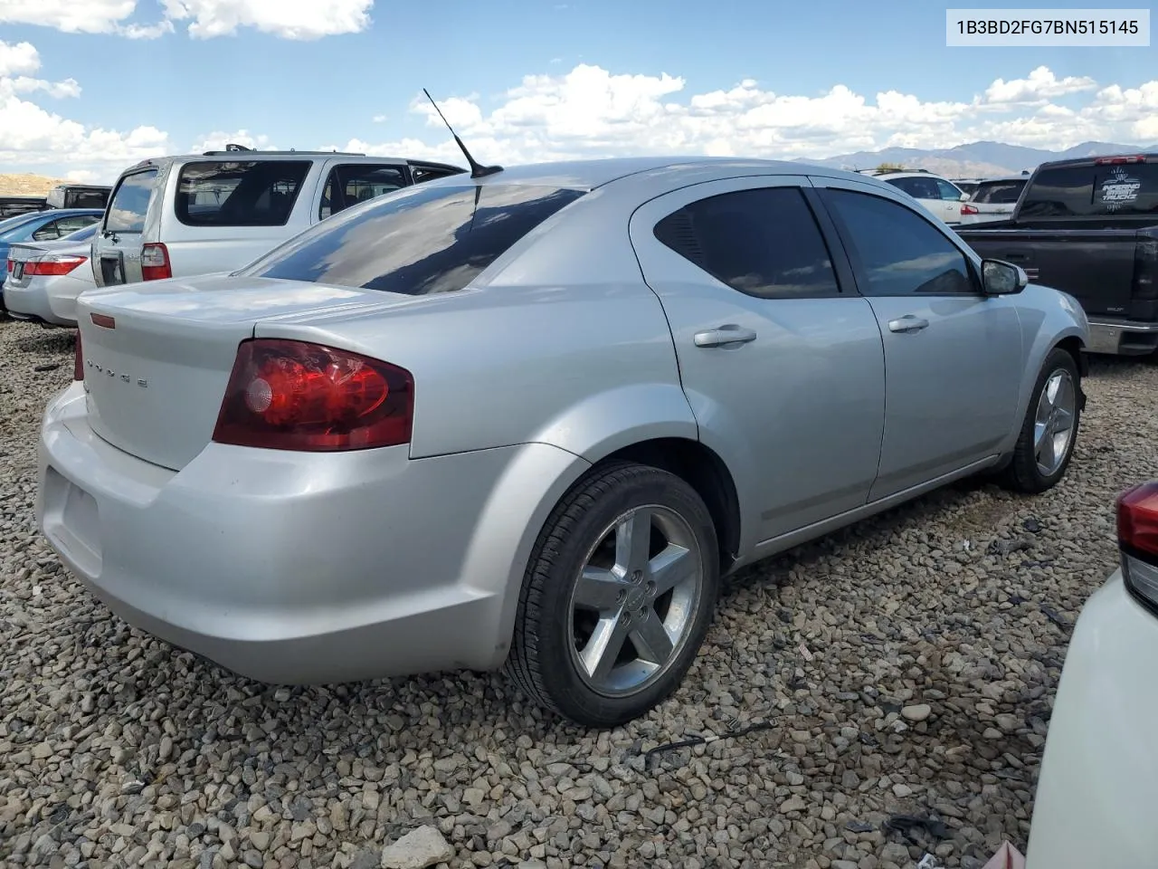 2011 Dodge Avenger Lux VIN: 1B3BD2FG7BN515145 Lot: 67873944