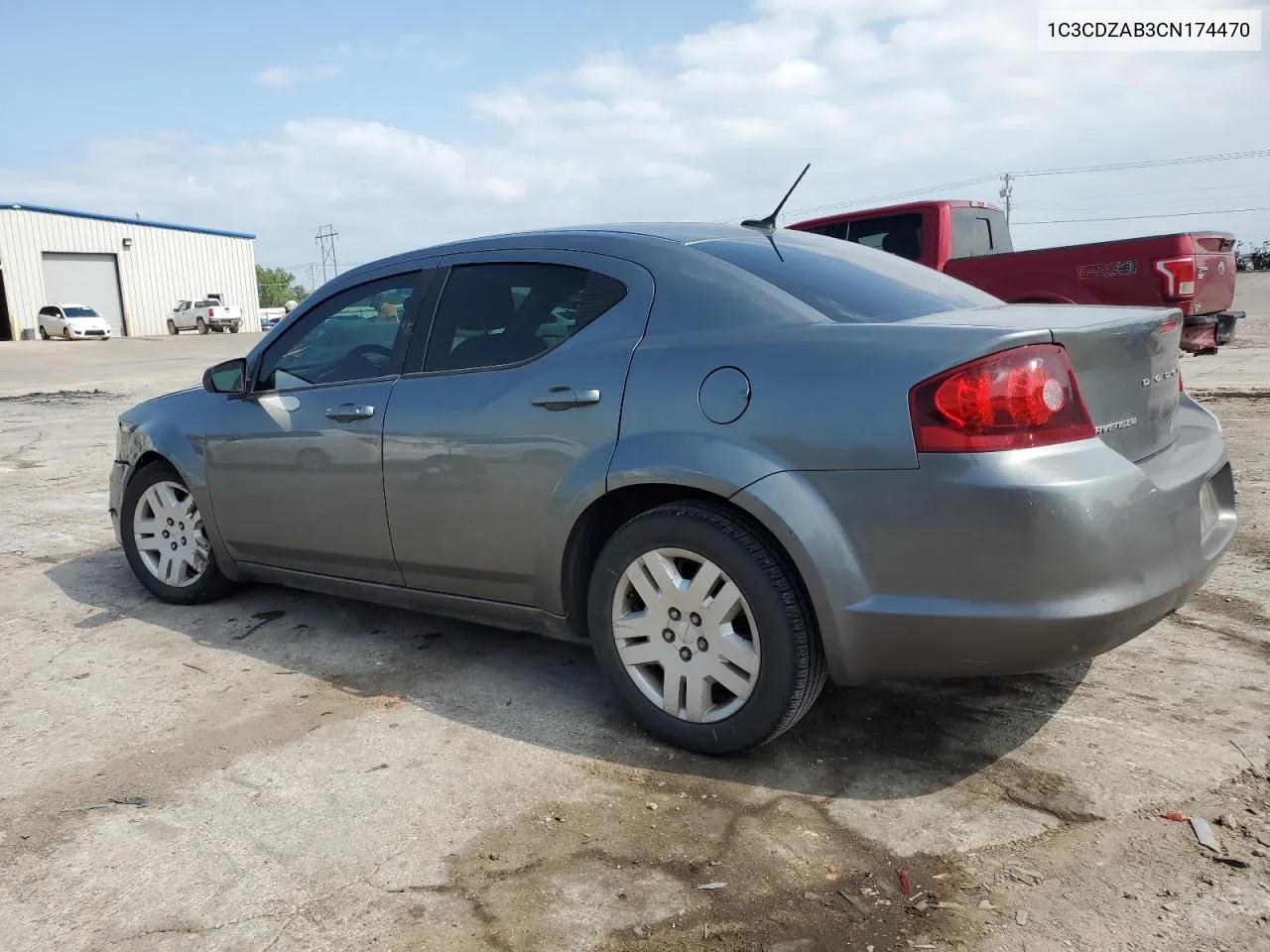 2012 Dodge Avenger Se VIN: 1C3CDZAB3CN174470 Lot: 53310114