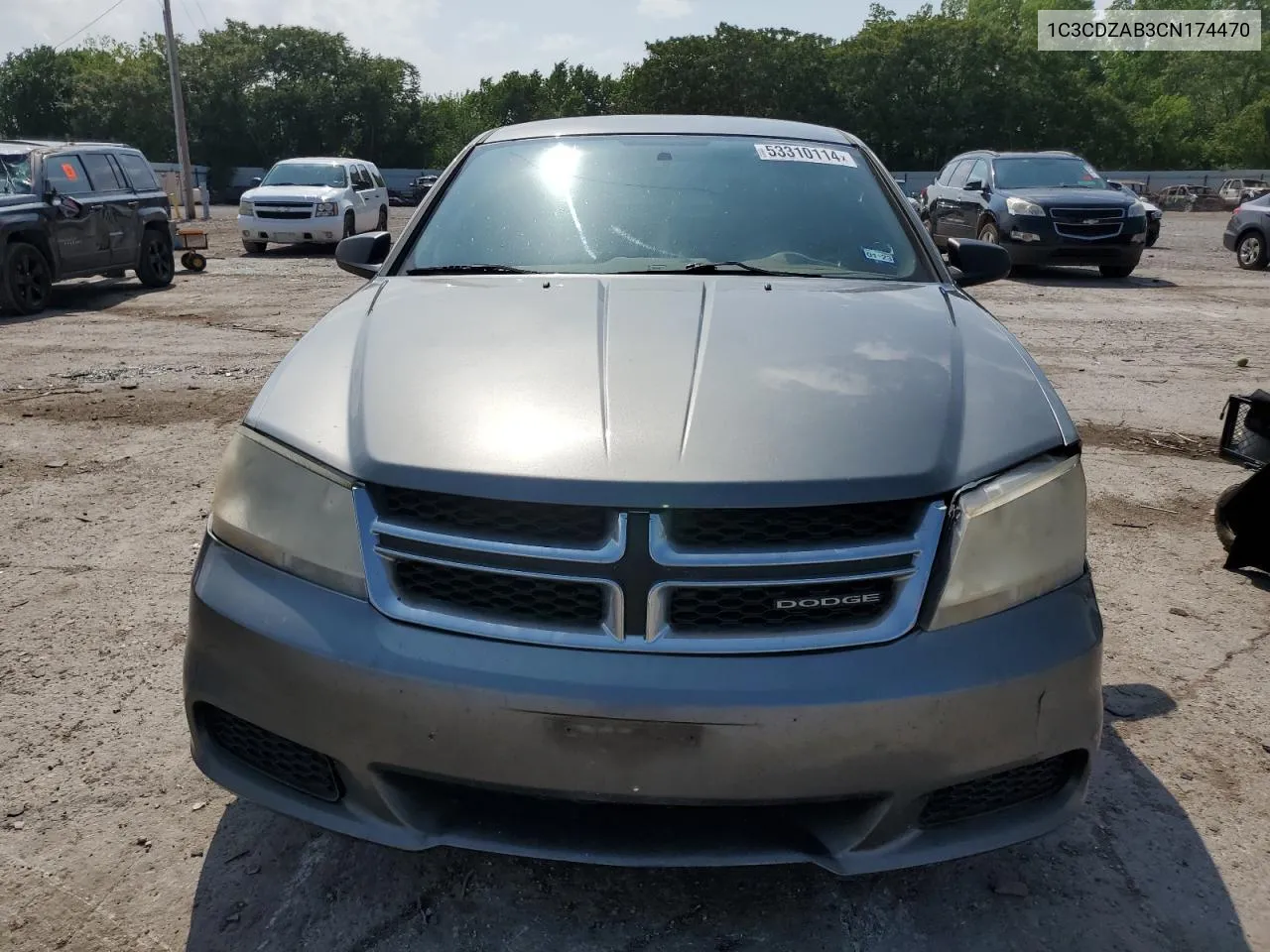 1C3CDZAB3CN174470 2012 Dodge Avenger Se