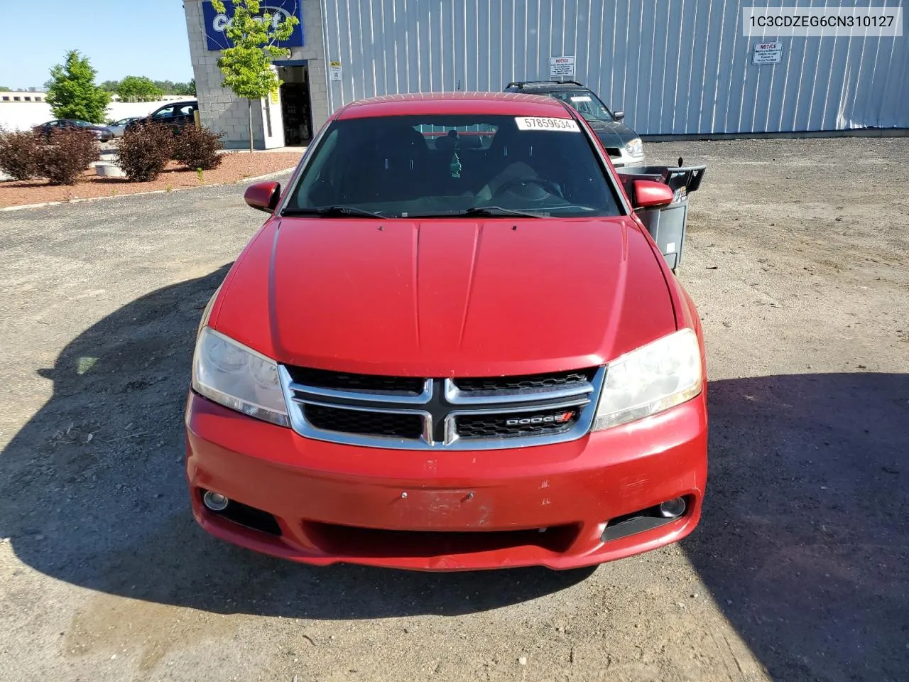 2012 Dodge Avenger Sxt VIN: 1C3CDZEG6CN310127 Lot: 57859634