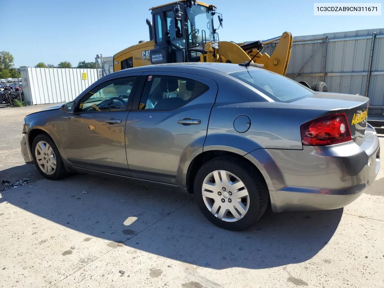 2012 Dodge Avenger Se VIN: 1C3CDZAB9CN311671 Lot: 68997874