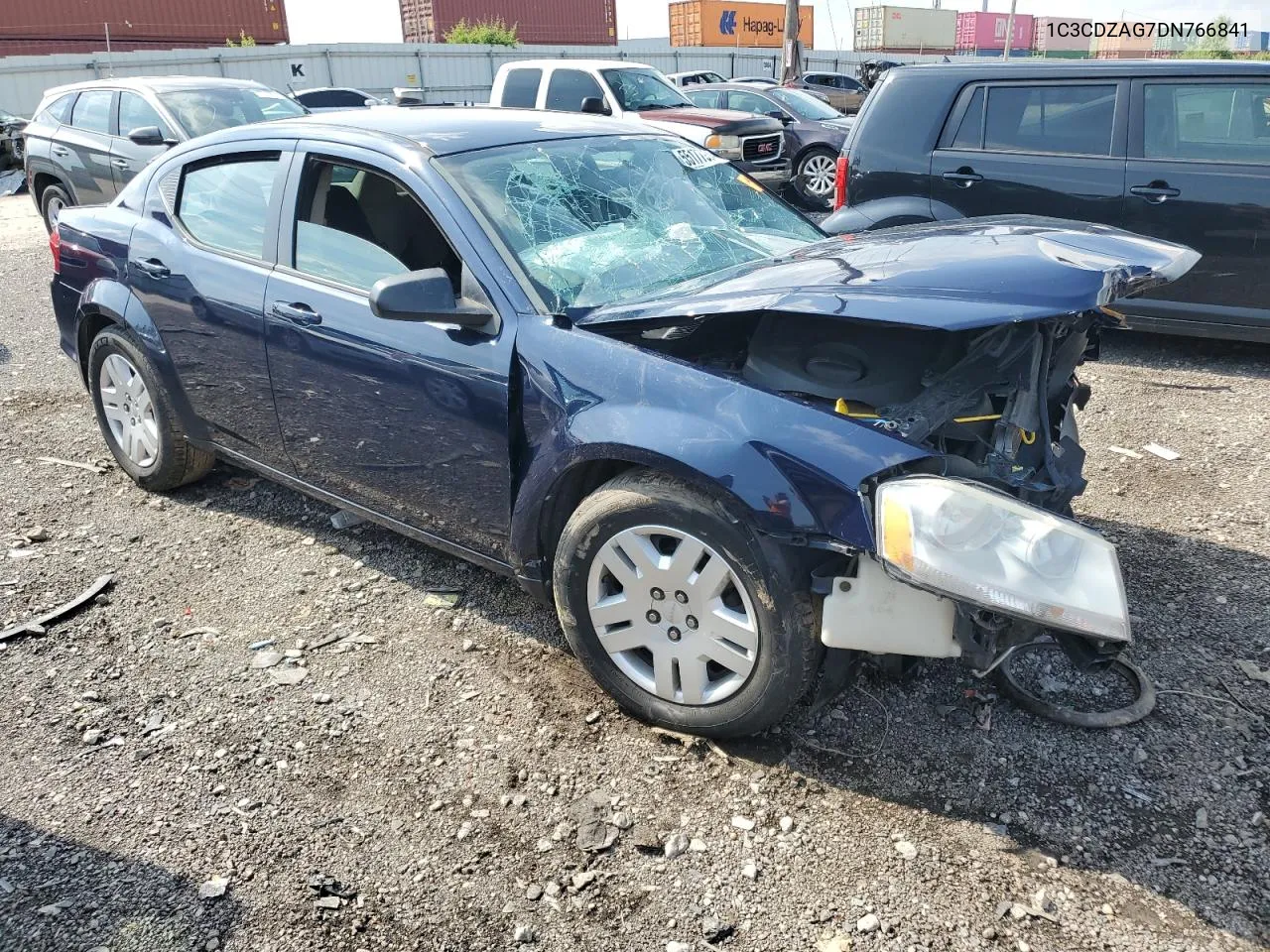 2013 Dodge Avenger Se VIN: 1C3CDZAG7DN766841 Lot: 55177964