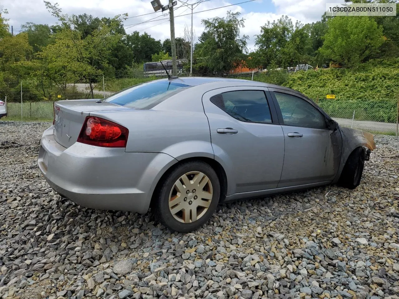 2013 Dodge Avenger Se VIN: 1C3CDZAB0DN511050 Lot: 67547674