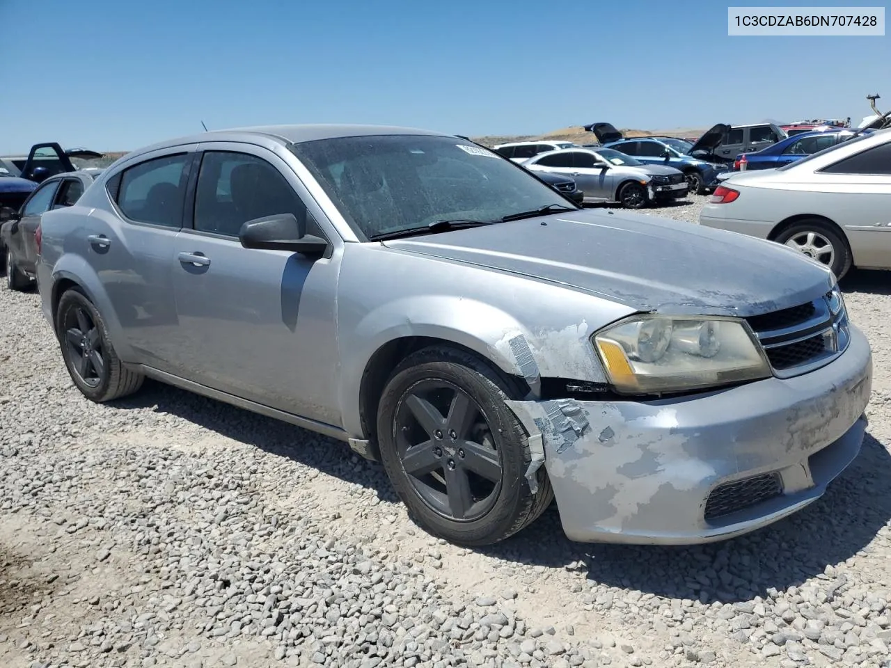 2013 Dodge Avenger Se VIN: 1C3CDZAB6DN707428 Lot: 67785824