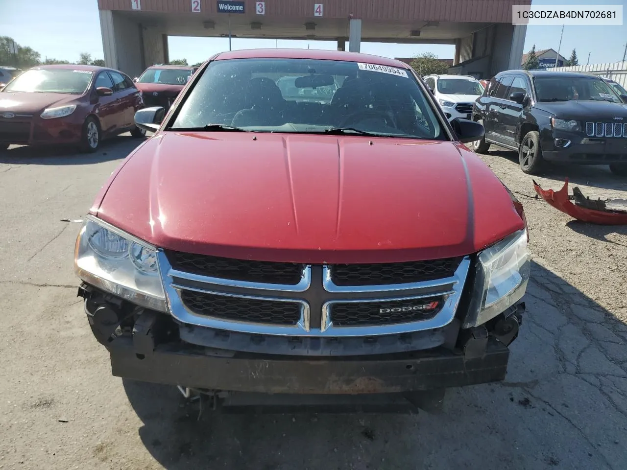 1C3CDZAB4DN702681 2013 Dodge Avenger Se