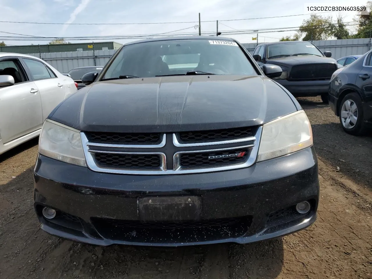 2013 Dodge Avenger Sxt VIN: 1C3CDZCB3DN603539 Lot: 71373204