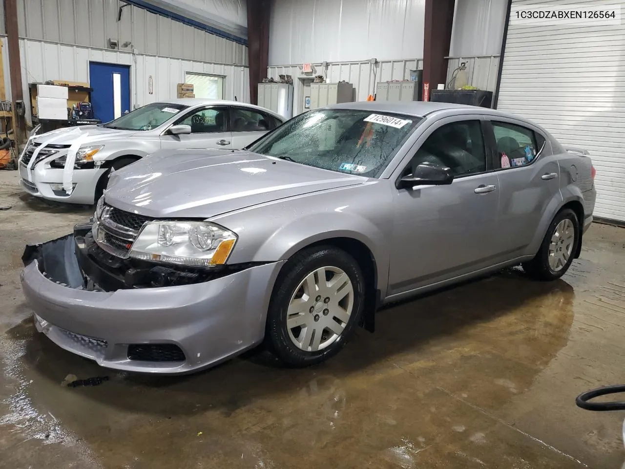 1C3CDZABXEN126564 2014 Dodge Avenger Se