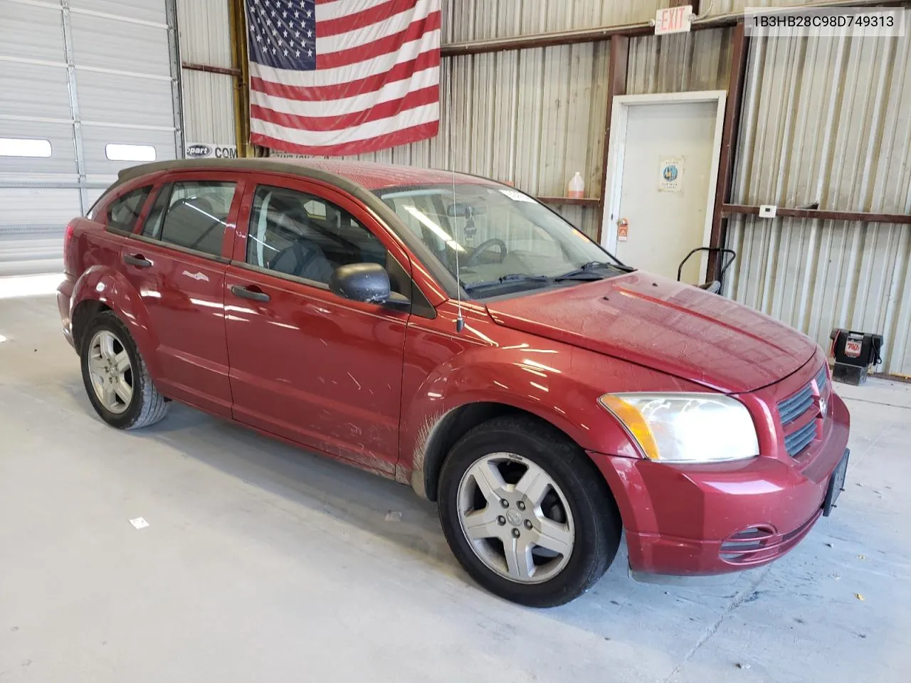 2008 Dodge Caliber VIN: 1B3HB28C98D749313 Lot: 65945654