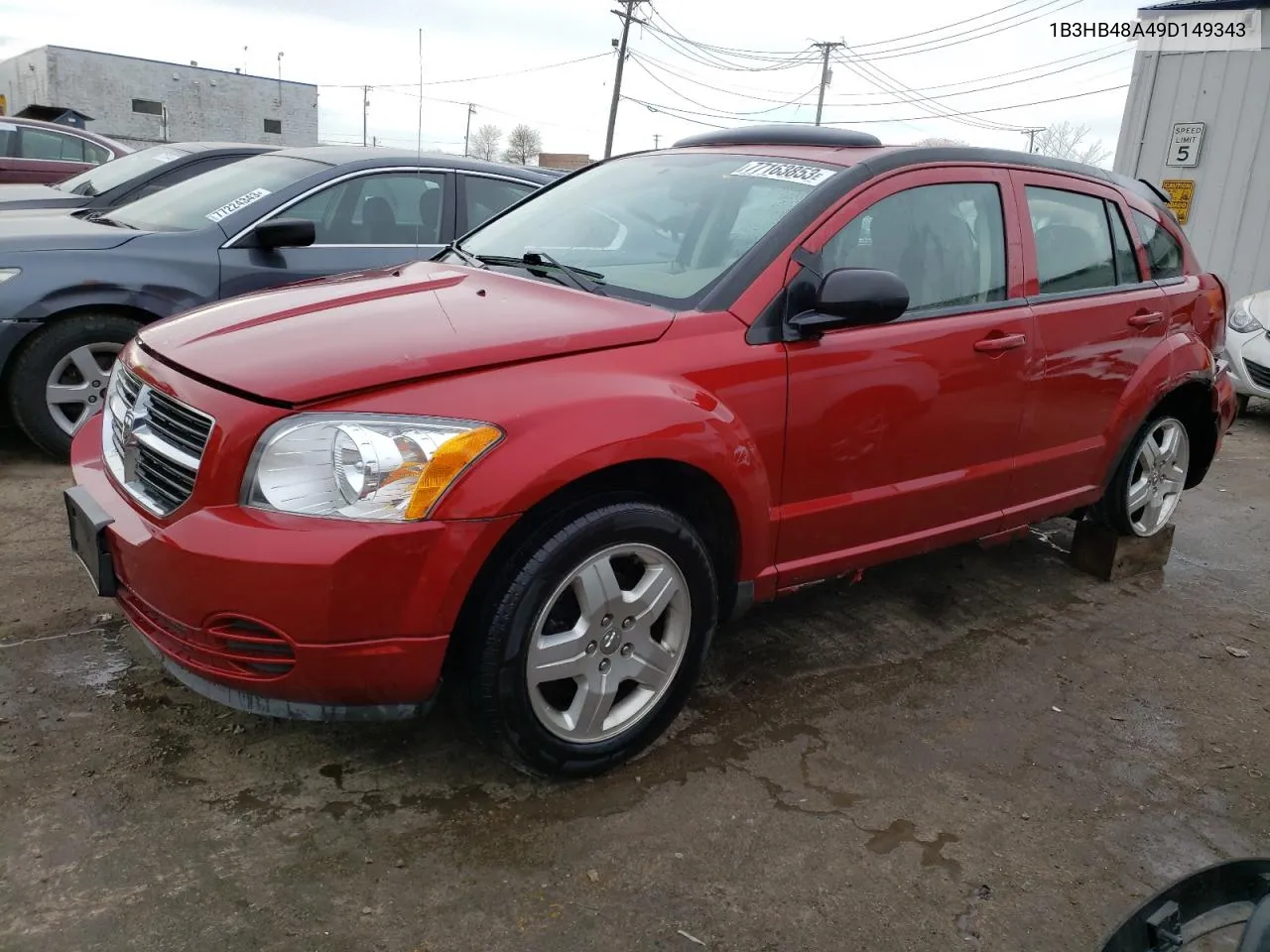 2009 Dodge Caliber Sxt VIN: 1B3HB48A49D149343 Lot: 63311934