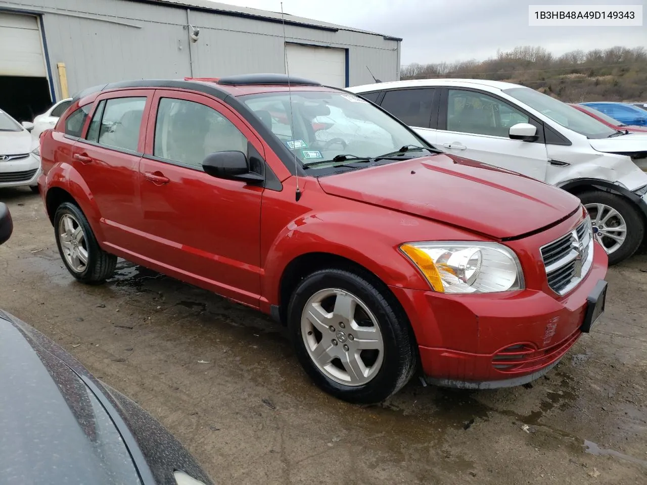 2009 Dodge Caliber Sxt VIN: 1B3HB48A49D149343 Lot: 63311934