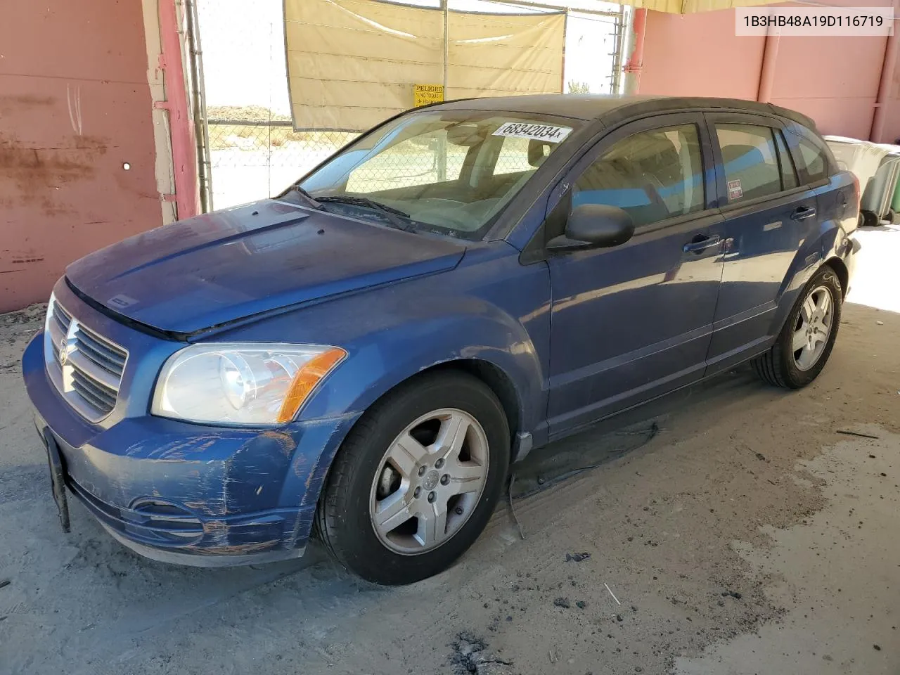 2009 Dodge Caliber Sxt VIN: 1B3HB48A19D116719 Lot: 68342034